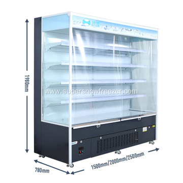 Plug in Open Multi-Deck Display Refrigerator for Dairy